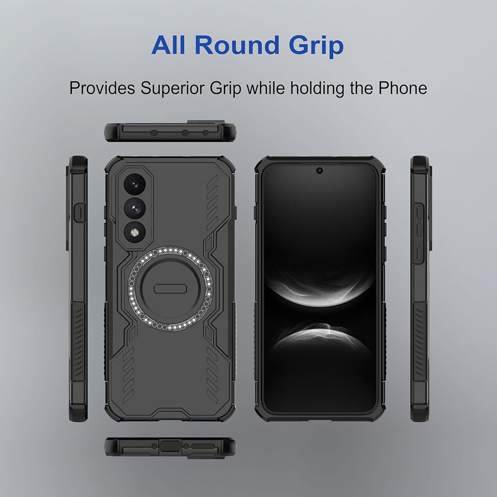 MagSafe Case for Xiaomi 15T, Techsuit, ArmorMag, Black