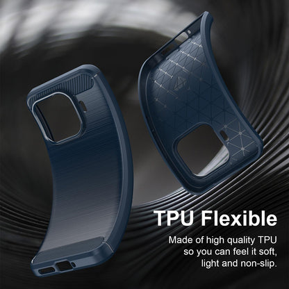 Case for Xiaomi 17T Pro, Techsuit, Carbon, Blue