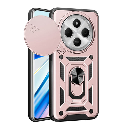 Case for Xiaomi Poco C75 / Redmi 14C, Techsuit, CamShield, Pink
