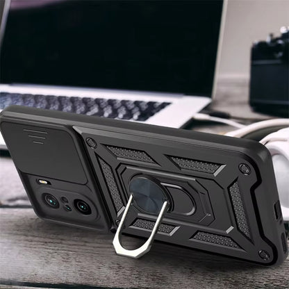 Case for Xiaomi Poco F3 / Mi 11i, Techsuit, CamShield, Black