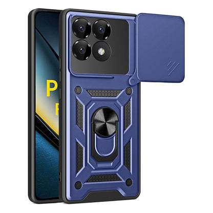 Case for Xiaomi Poco F6 Pro, Techsuit, CamShield, Blue