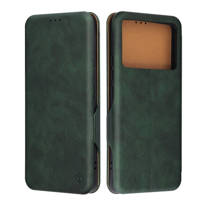 Case for Xiaomi Poco F6 Pro, Techsuit, Safe Wallet Plus, Green