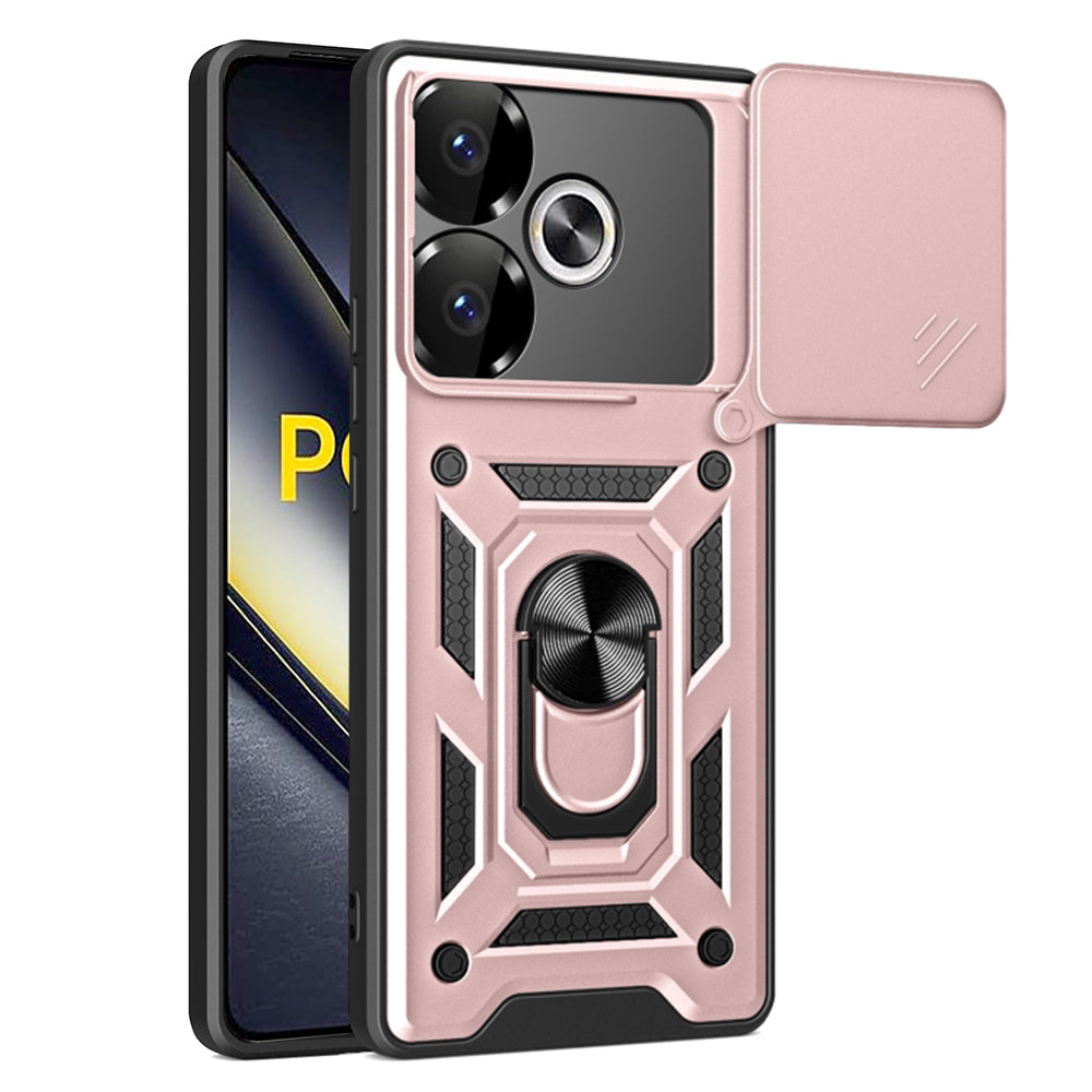 Case for Xiaomi Poco F6, Techsuit, CamShield, Pink