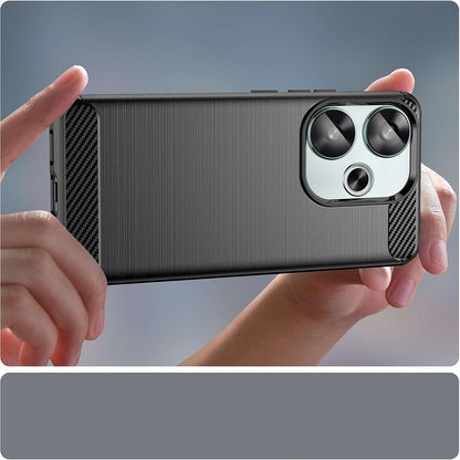 Case for Xiaomi Poco F6, Techsuit, Carbon, Black