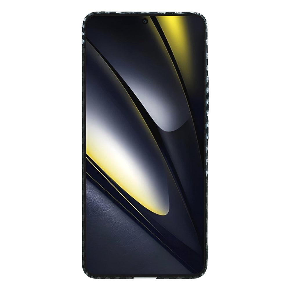 Case for Xiaomi Poco F6, Techsuit, Carbonite FiberShell, Black Gray