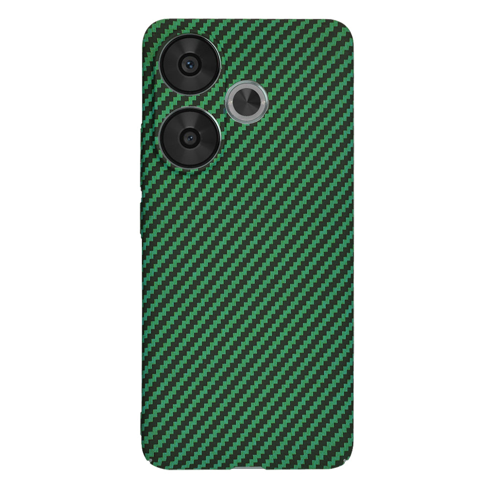 Case for Xiaomi Poco F6, Techsuit, Carbonite FiberShell, Green