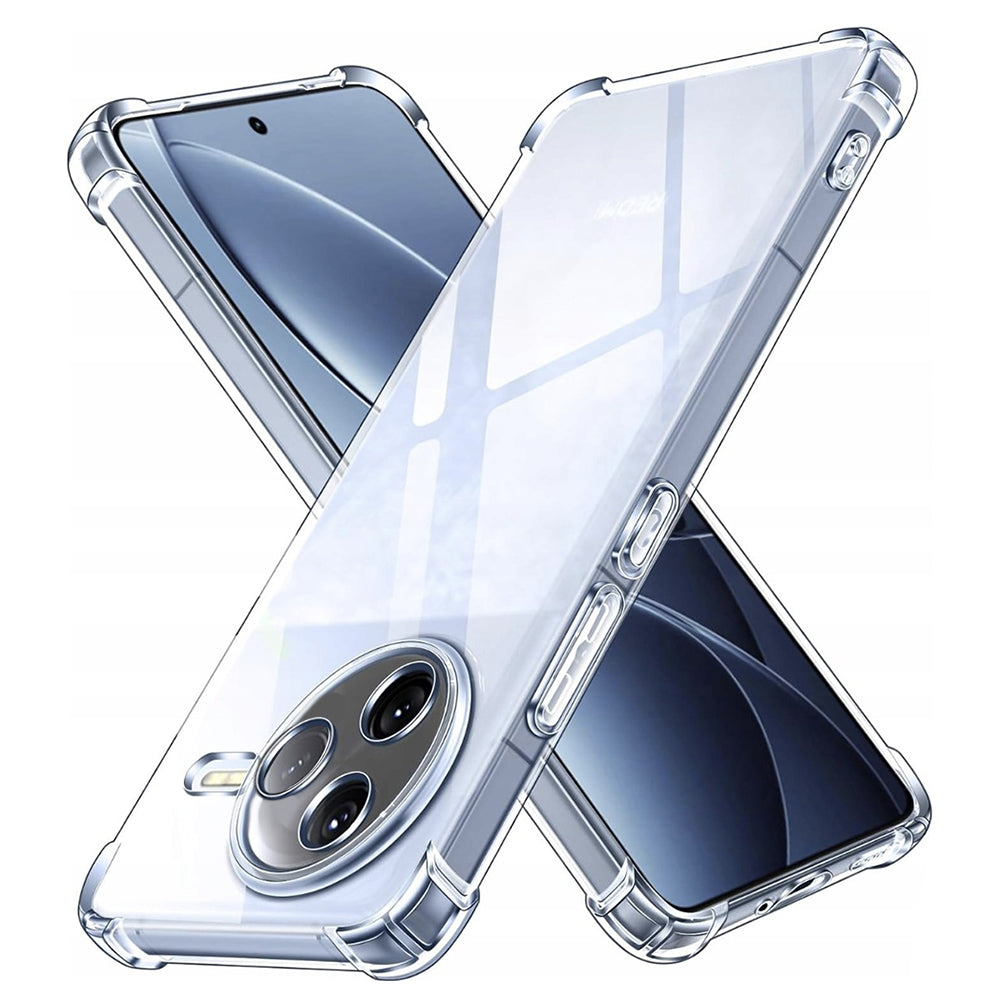 Case for Xiaomi Poco F7 Pro, Techsuit, Shockproof Clear, Transparent