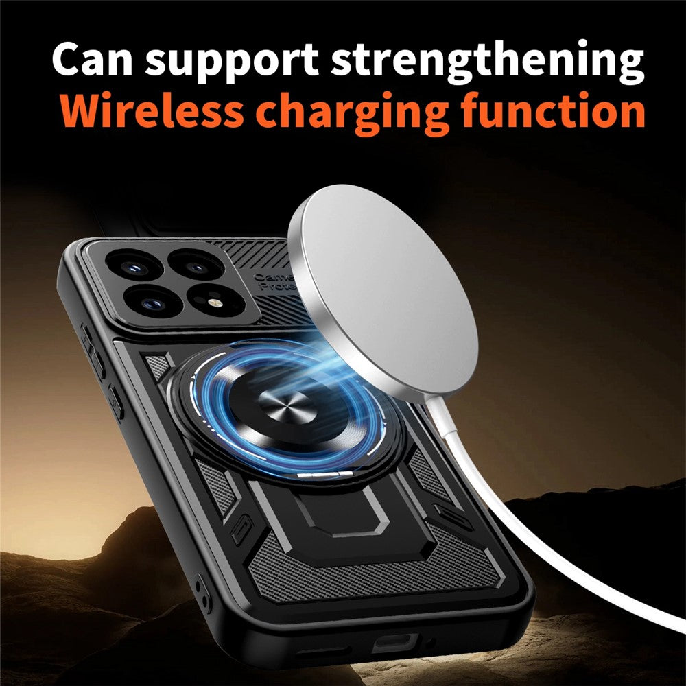 Case for Xiaomi Poco F8 Pro, Techsuit, RuggedCam, Blue