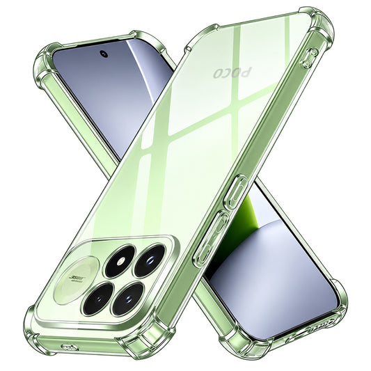 Case for Xiaomi Poco F9 Pro, Techsuit, Shockproof Clear, Transparent
