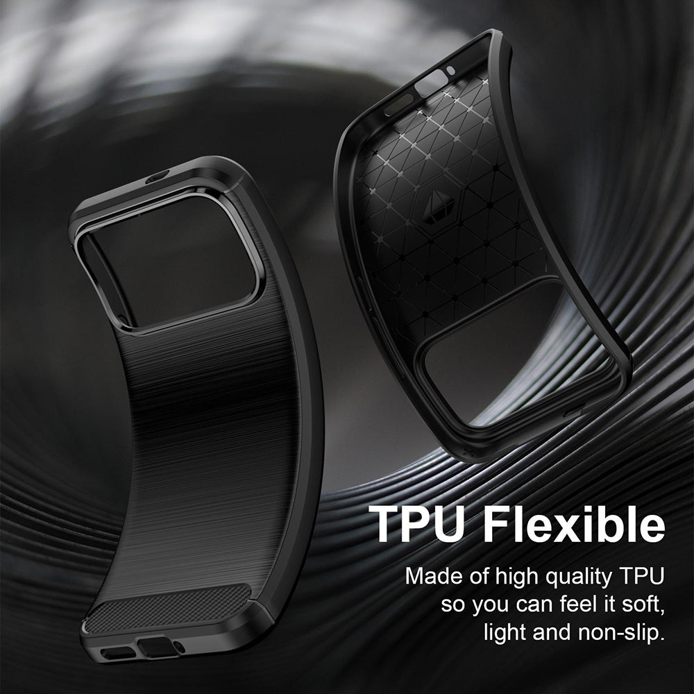 Case for Xiaomi Poco F9 Ultra, Techsuit, Carbon, Black