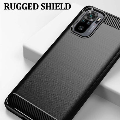 Case for Xiaomi Poco M5s / Redmi Note 10S / Note 10, Techsuit, Carbon, Black