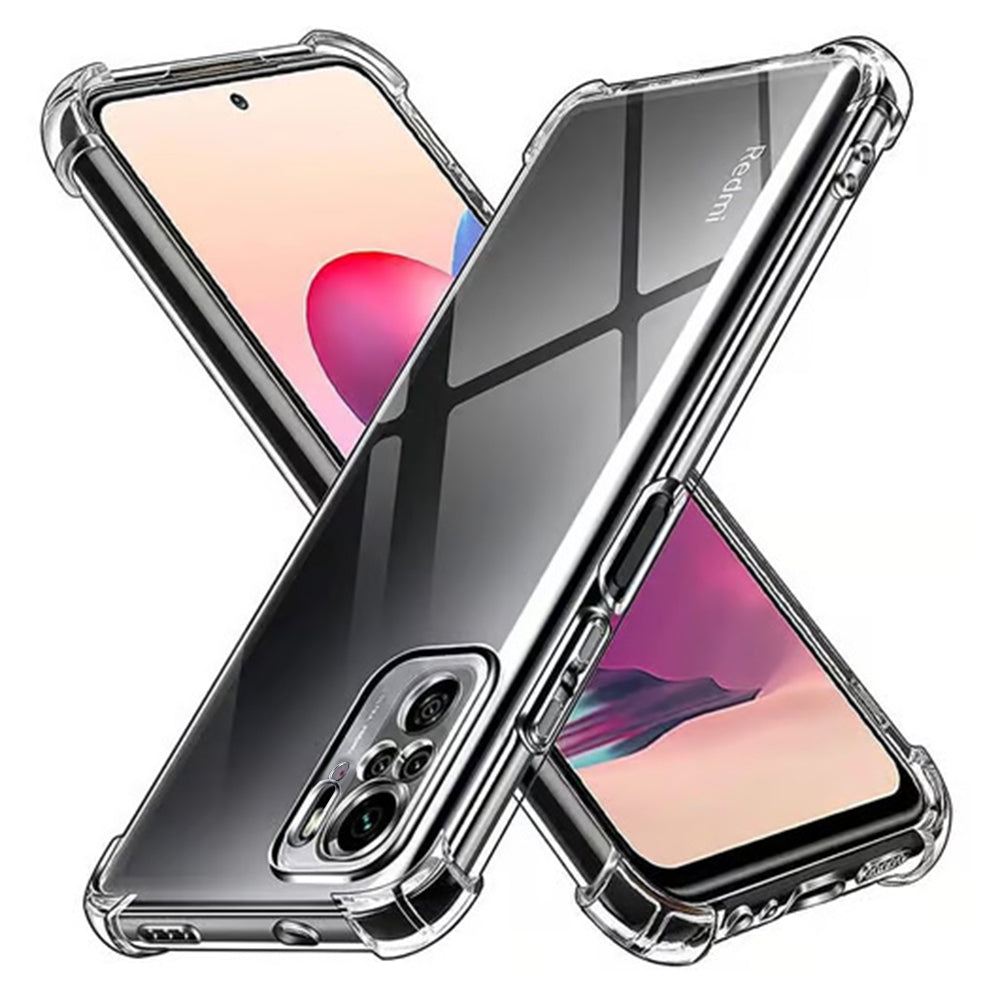 Case for Xiaomi Poco M5s / Redmi Note 10S / Note 10, Techsuit, Shockproof Clear, Transparent