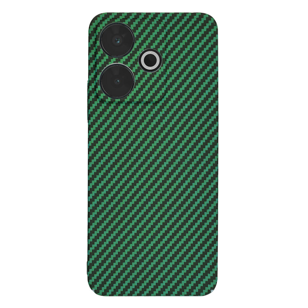 Case for Xiaomi Poco M6 4G / Redmi 13, Techsuit, Carbonite FiberShell, Green