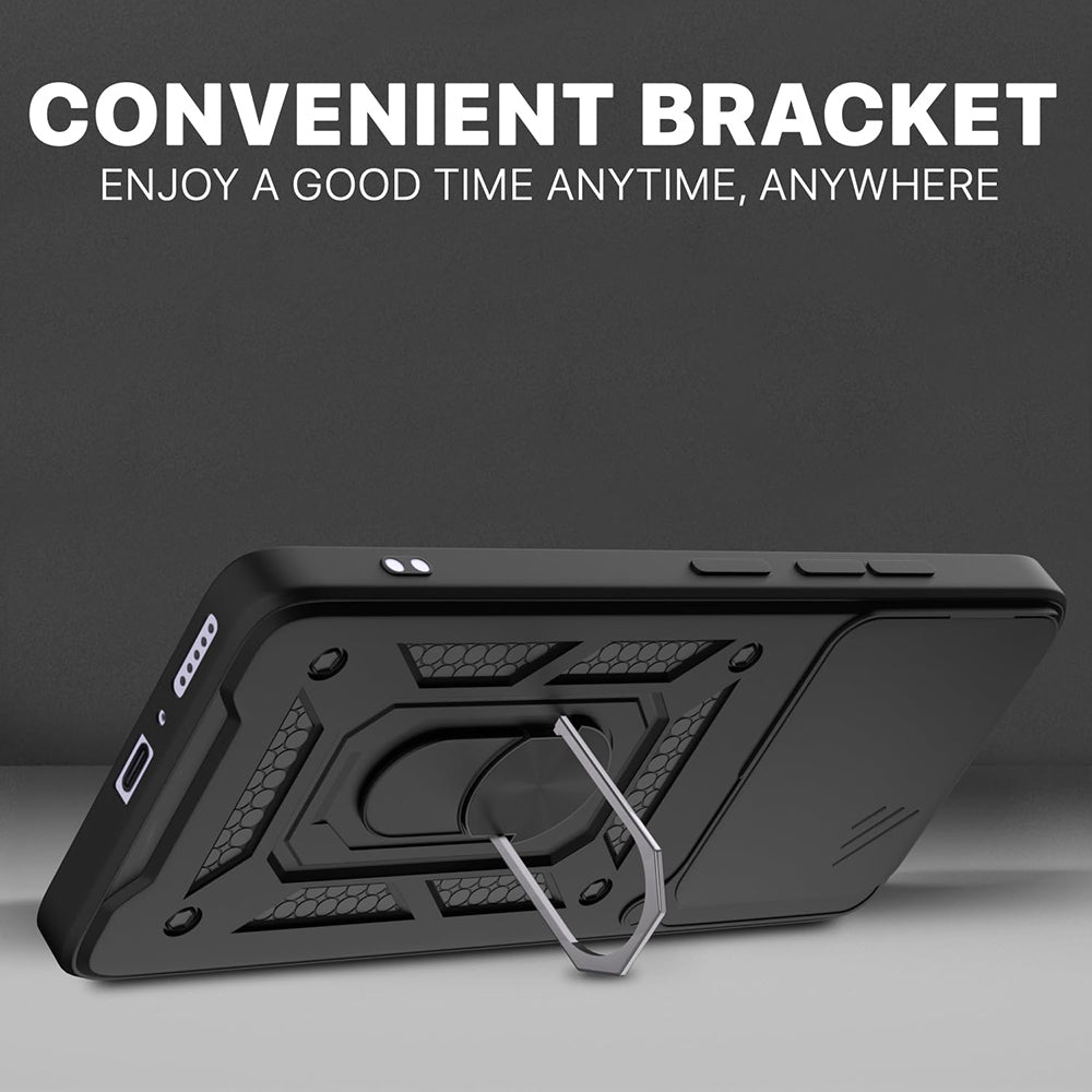 Case for Xiaomi Poco M7 Pro 5G, Techsuit, CamShield, Black