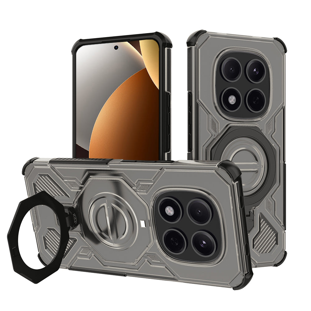 Case for Xiaomi Poco M8 Pro / Redmi Note 15 Pro+ 5G, Techsuit, Carbon Shield Pro, Smoky