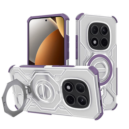 Case for Xiaomi Poco M8 Pro / Redmi Note 15 Pro+ 5G, Techsuit, Carbon Shield Pro, Purple