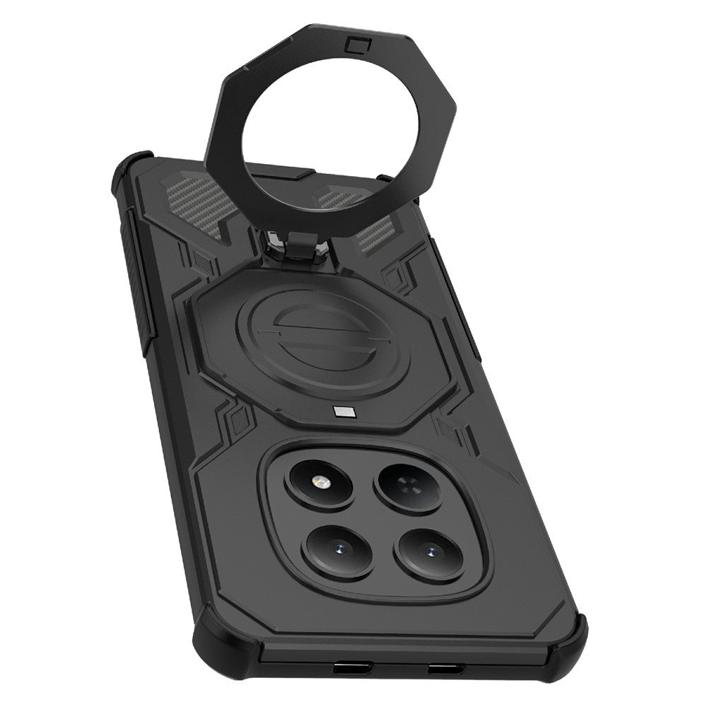 Case for Xiaomi Poco M8 / Redmi Note 15 5G, Techsuit, Carbon Shield Pro, Black