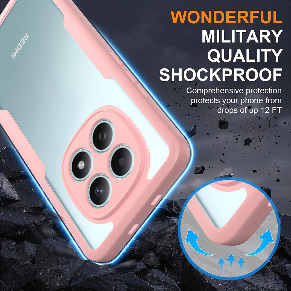 Case for Xiaomi Poco M8 / Redmi Note 15 5G, Techsuit, ColorVerse 360, Pink