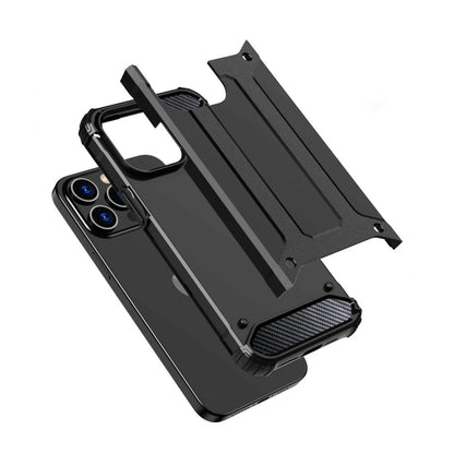 Case for Xiaomi Poco X7 / Note 14 Pro 5G, Techsuit, Hybrid Armor, Black