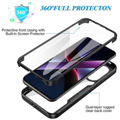 Case for Xiaomi Poco X7 Pro, Techsuit, ColorVerse 360, Black