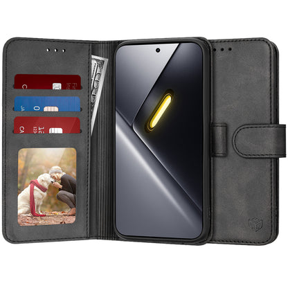 Case for Xiaomi Poco X8 Pro Max, Techsuit, Diary Book, Black