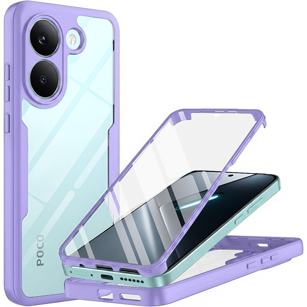 Case for Xiaomi Poco X8 Pro, Techsuit, ColorVerse 360, Purple