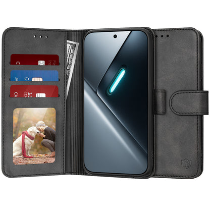 Case for Xiaomi Poco X8 Pro, Techsuit, Diary Book, Black