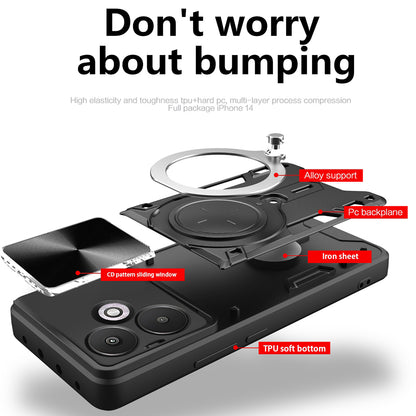 Case for Xiaomi Redmi 13C 5G, Techsuit, CamGuard Pro, Black