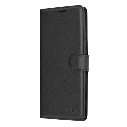 Case for Xiaomi Redmi 9C NFC / 9C, Techsuit, Leather Folio, Black