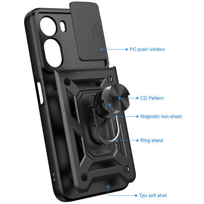 Case for Xiaomi Redmi A7 Pro 4G, Techsuit, CamShield, Black