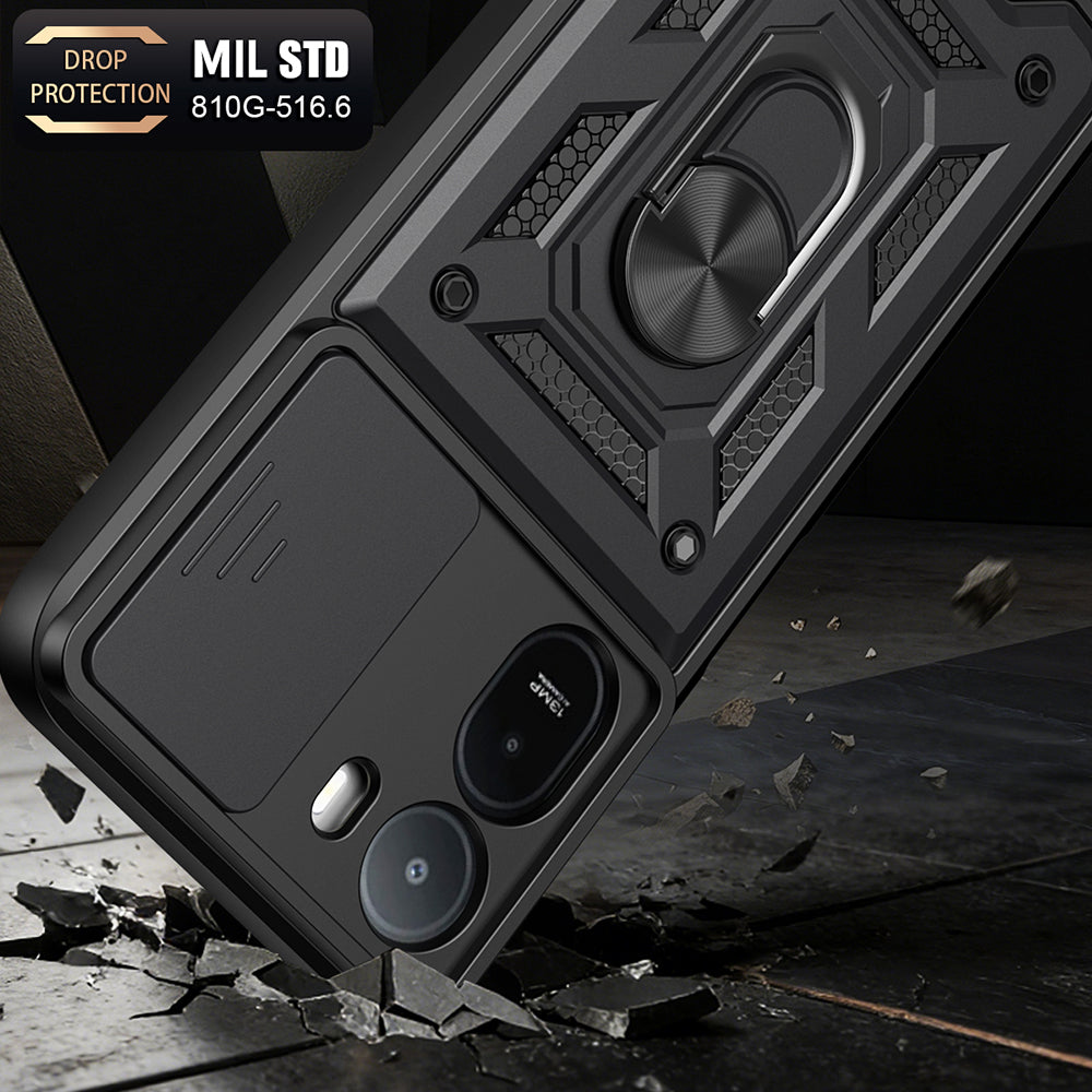 Case for Xiaomi Redmi A7 Pro 4G, Techsuit, CamShield, Black