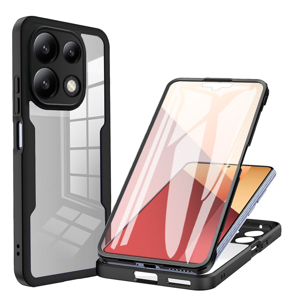 Case for Xiaomi Redmi Note 13 4G, Techsuit, ColorVerse 360, Black