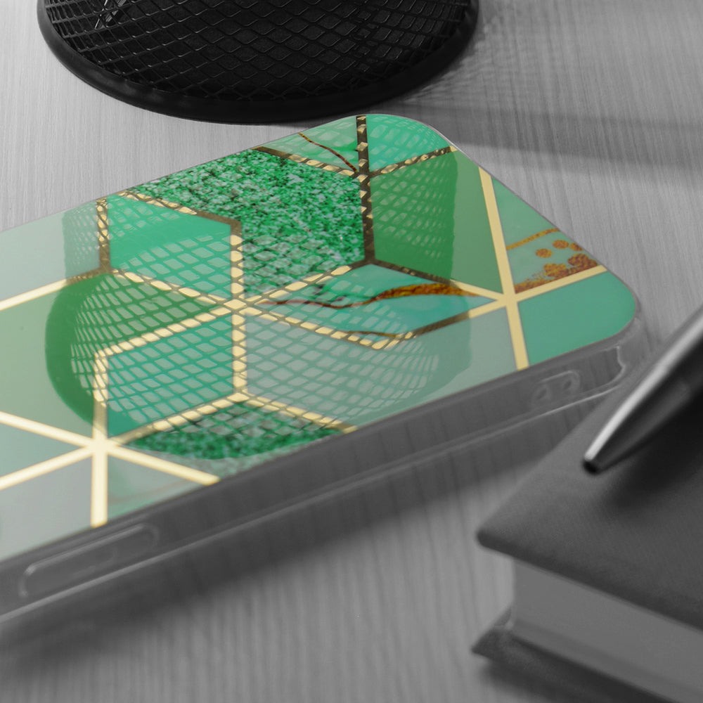 Case for Xiaomi Redmi Note 13 4G, Techsuit, Marble, Green