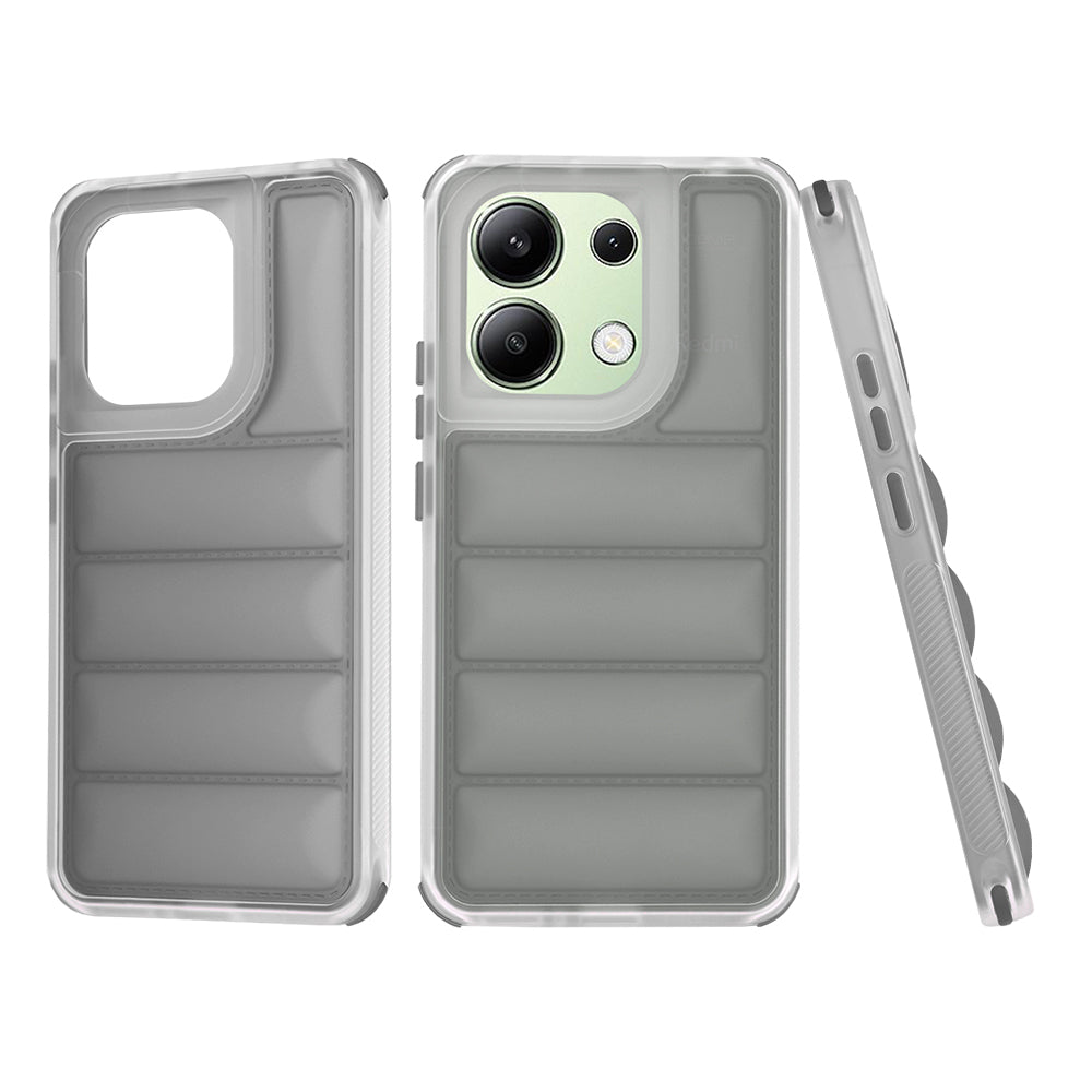 Case for Xiaomi Redmi Note 13 4G, Techsuit, Wave Shield, Black
