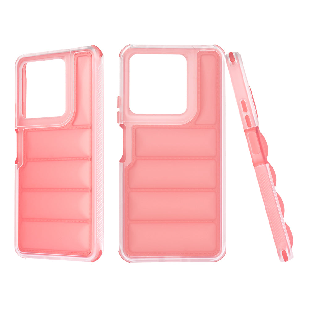 Case for Xiaomi Redmi Note 13 5G, Techsuit, Wave Shield, Red
