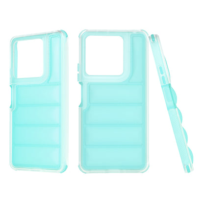 Case for Xiaomi Redmi Note 13 5G, Techsuit, Wave Shield, Turquoise