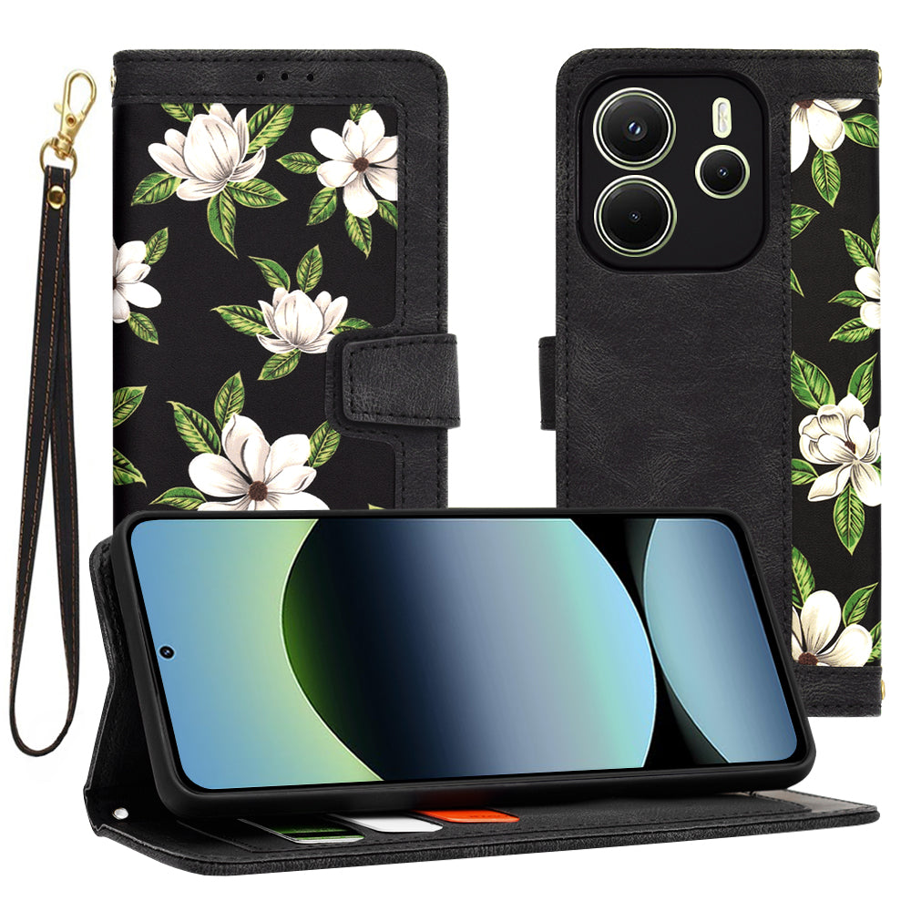 Case for Xiaomi Redmi Note 14 4G (Regional), Techsuit, FlipCraft, Black