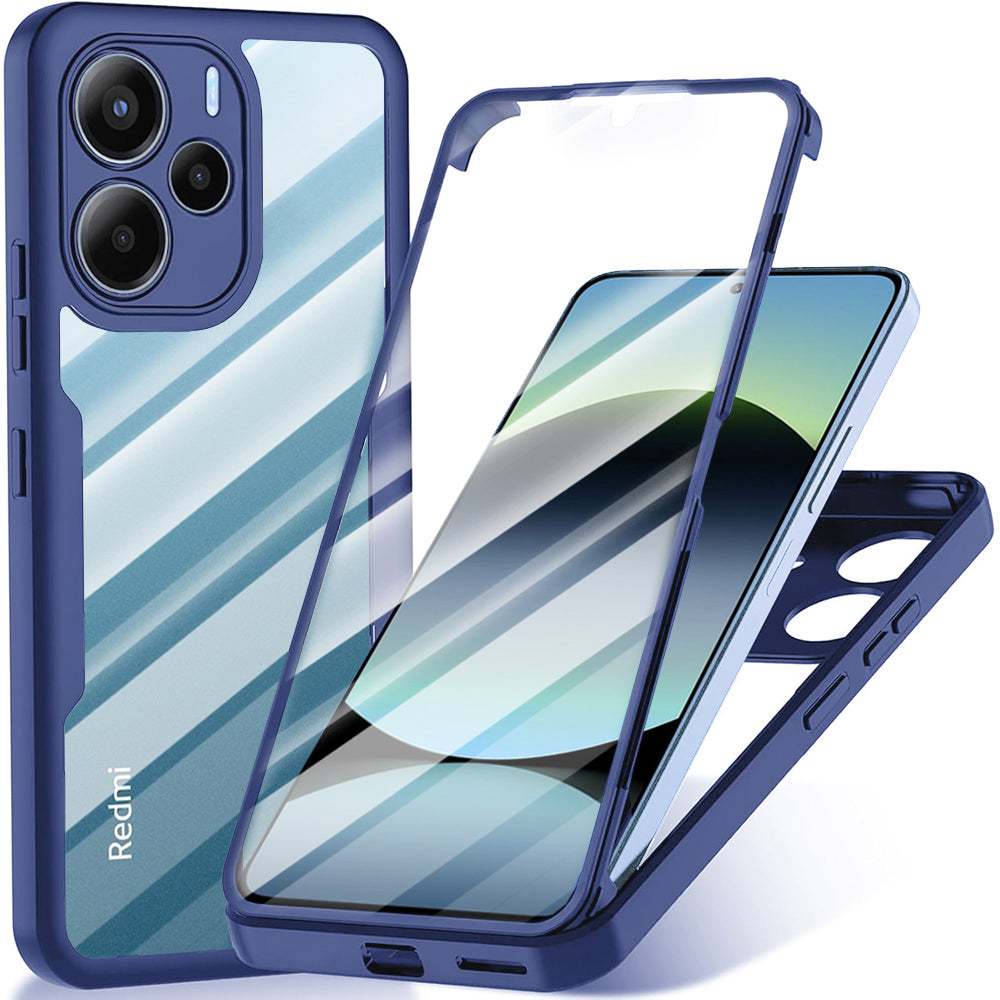 Case for Xiaomi Redmi Note 14 4G (Standard), Techsuit, ColorVerse 360, Blue