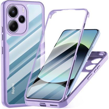 Case for Xiaomi Redmi Note 14 4G (Standard), Techsuit, ColorVerse 360, Purple