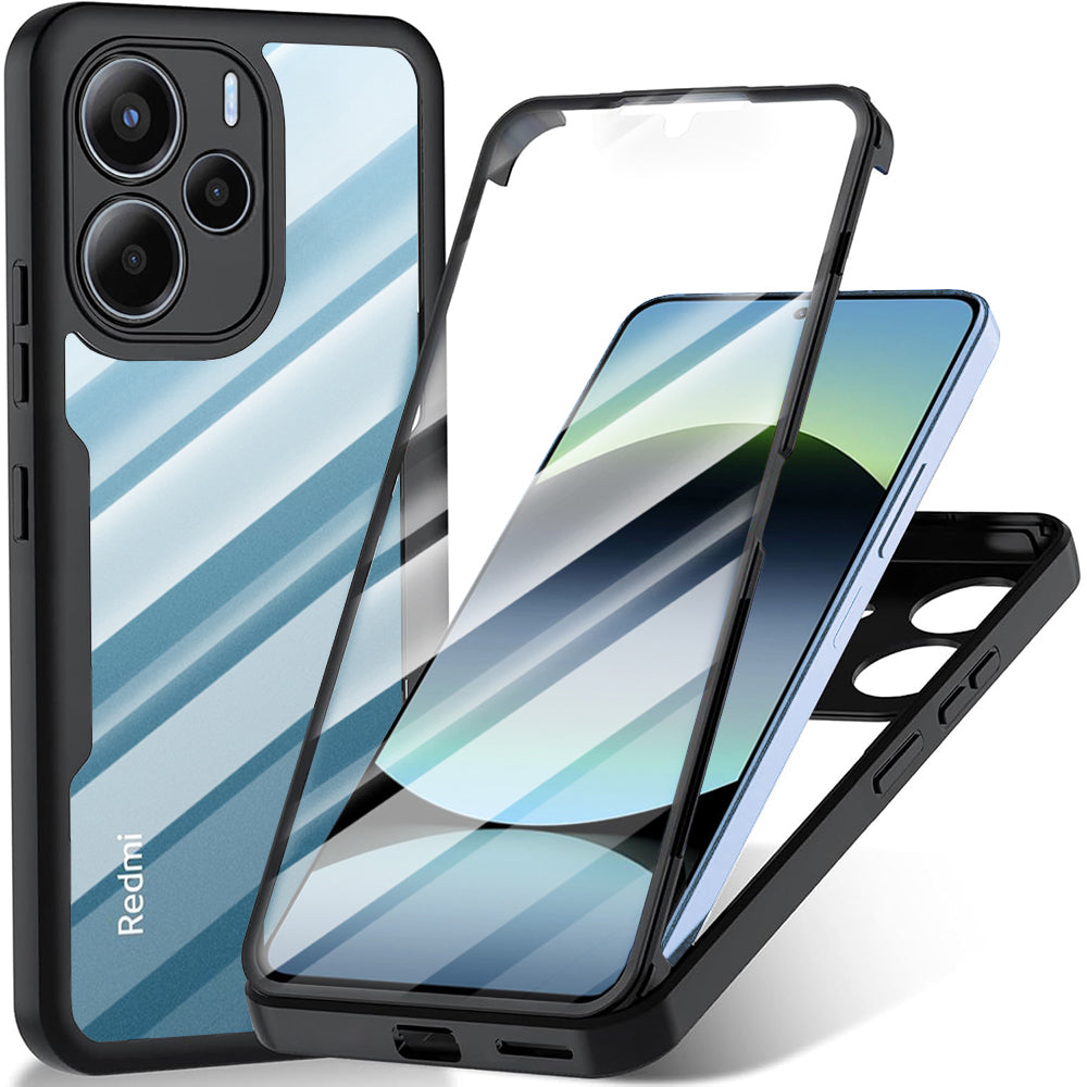 Case for Xiaomi Redmi Note 14 4G (Standard), Techsuit, ColorVerse 360, Black