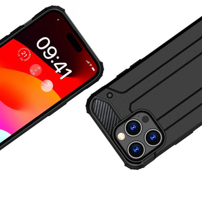 Case for Xiaomi Redmi Note 14 4G (Standard), Techsuit, Hybrid Armor, Black