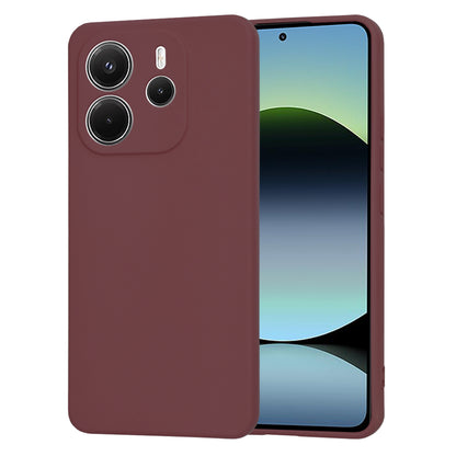 Case for Xiaomi Redmi Note 14 4G (Standard), Techsuit, SoftFlex, Burgundy