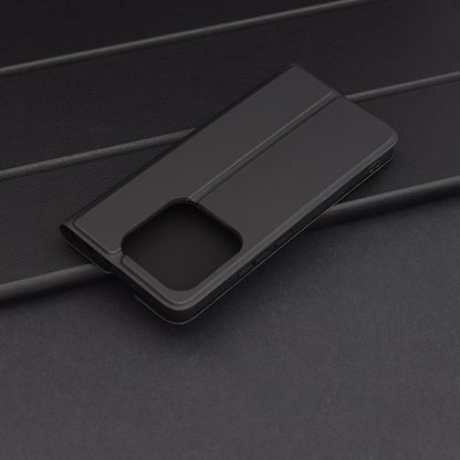 Case for Xiaomi Redmi Note 14 5G, Techsuit, Magskin Book, Black