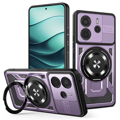 Case for Xiaomi Redmi Note 14 5G, Techsuit, RuggedCam, Purple