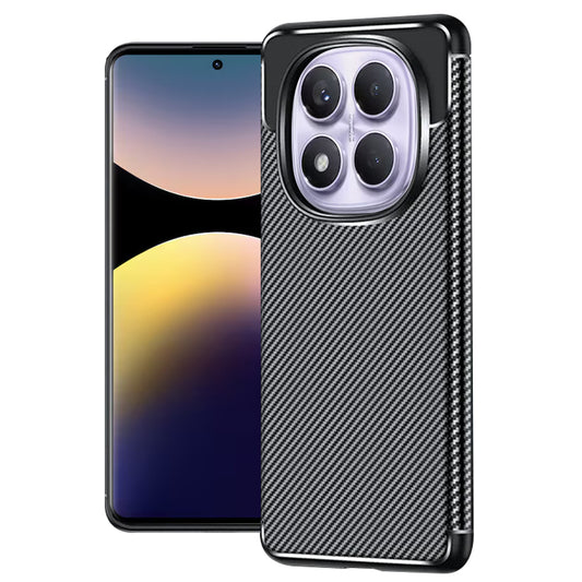 Case for Xiaomi Redmi Note 14 Pro 4G, Techsuit, CarbonFiber, Black