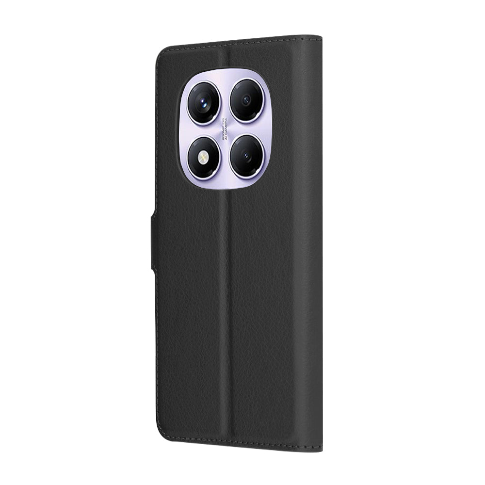 Case for Xiaomi Redmi Note 14 Pro 4G, Techsuit, Leather Folio, Black