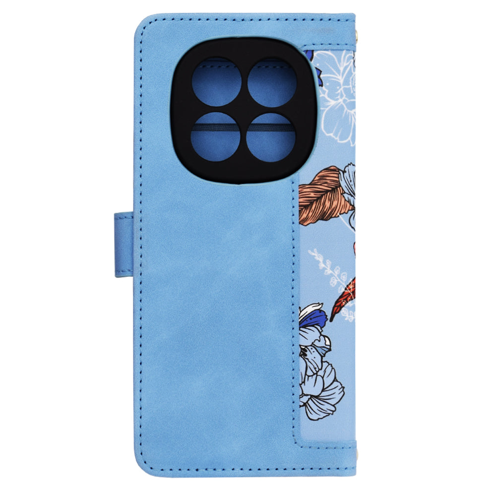 Case for Xiaomi Redmi Note 14 Pro+ 5G, Techsuit, FlipCraft, Blue