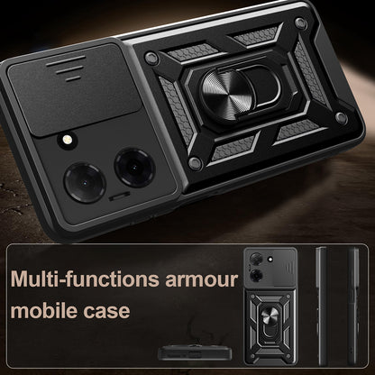 Case for Xiaomi Redmi Note 15 Pro 4G, Techsuit, CamShield, Black