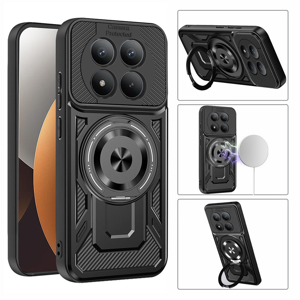 Case for Xiaomi Redmi Note 15 Pro 4G, Techsuit, RuggedCam, Purple