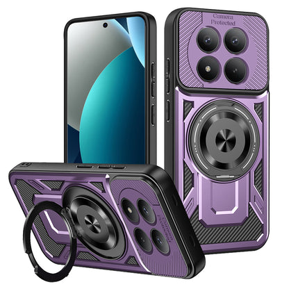 Case for Xiaomi Redmi Note 15 Pro 4G, Techsuit, RuggedCam, Purple